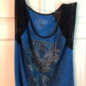 Sinful women’s LARGE top